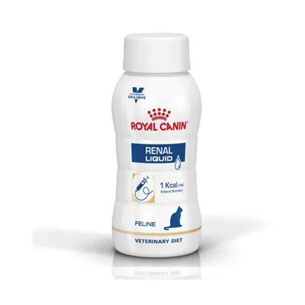 Royal Canin ICU Renal Liquid - течна лечебна храна за котки 3x0.2л