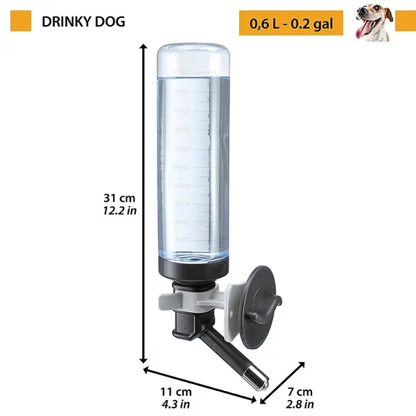 Поилка за кучета Ferplast Drinky Dog 0,6L