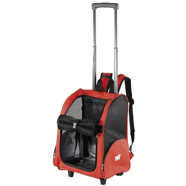 Малка транспортна раница за кучета Ferplast Trolley - Синя