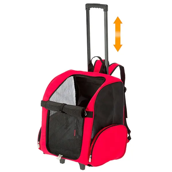Транспортна раница за кучета Ferplast Trolley - Червена