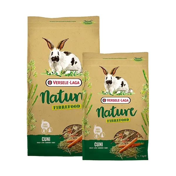 Versele-Laga Fibrefood Cuni Nature - пълноценна храна с фибри за зайци