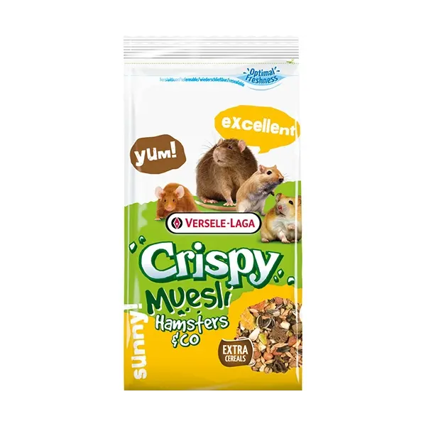Versele-Laga Crispy Muesli Hamsters&Co - Пълноценна храна за хамстери - мюсли