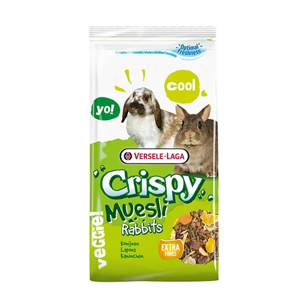 Versele-Laga Crispy Muesli Rabbits - Пълноценна храна за мини зайци - мюсли