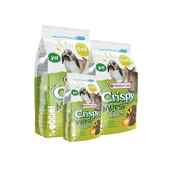 Versele-Laga Crispy Muesli Rabbits - Пълноценна храна за мини зайци - мюсли