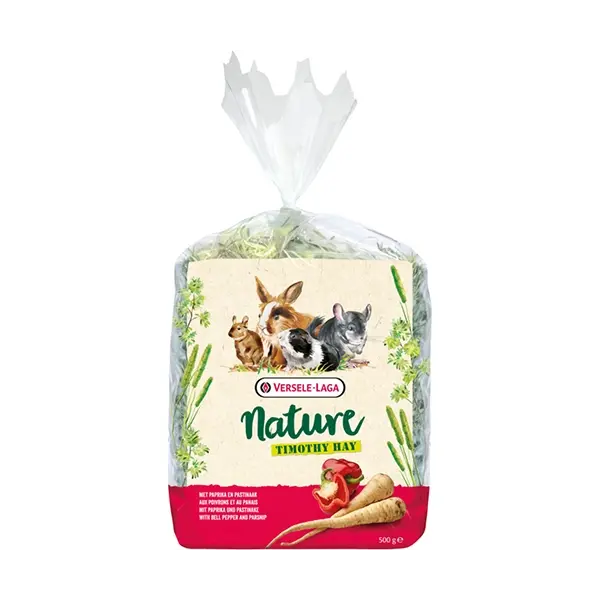 Versele-Laga Timothy Hay Bell Pepper&Parsnip – сено ливадна тимотейка, чушка и пащърнак - 0,500кг