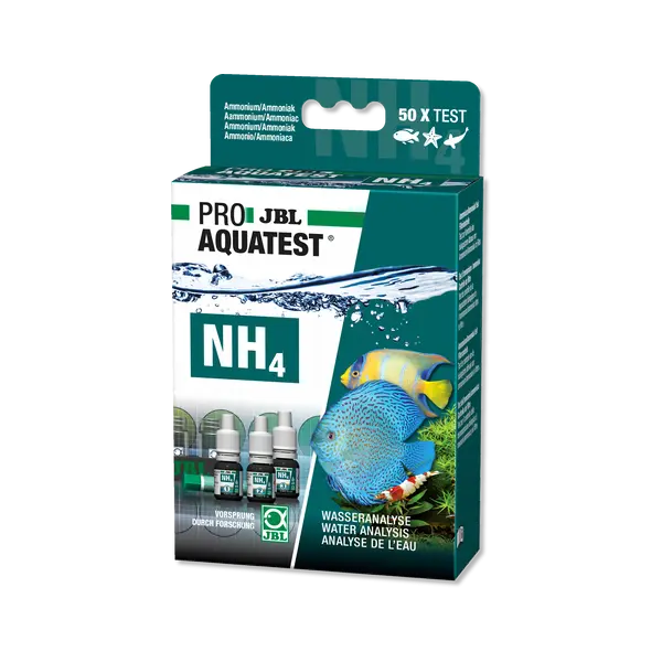 JBL PROAQUATEST NH4 - Бърз тест за измерване на амоний/амоняк (NH4)  в сладководни и соленоводни аквариуми и езера