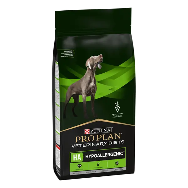 Purina Pro Plan Hypoallergenic HA - суха храна за кучета с хранителни алергии и непоносимост към храни
