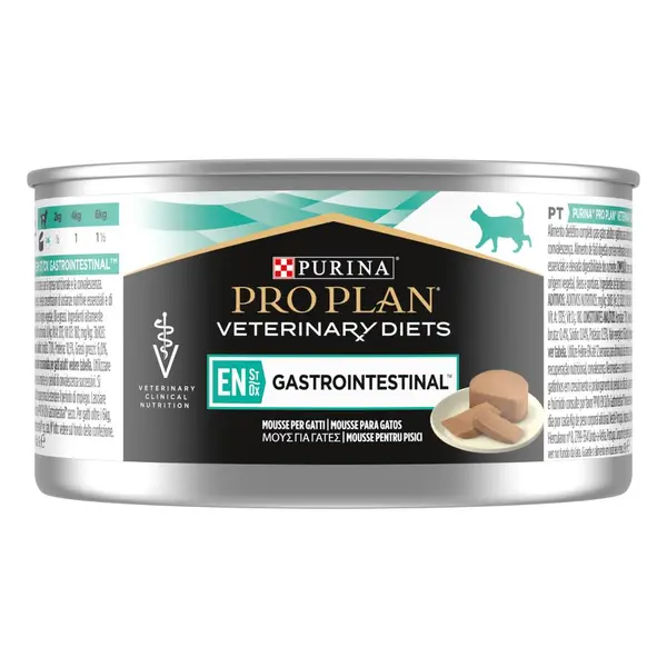Purina ProPlan Gastrointestinal EN 195 гр - мокра храна за котки със стомашно-чревни проблеми - консерва