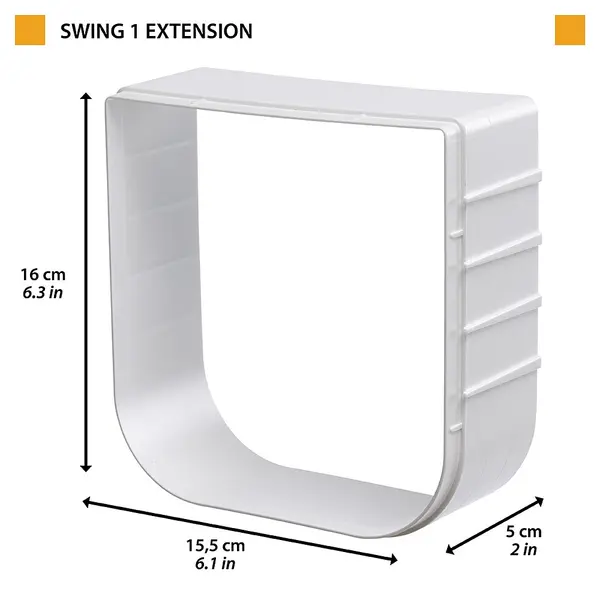 Тунел удължител за вратичка Ferplast Swing Tunnel Extension 1 - Бял