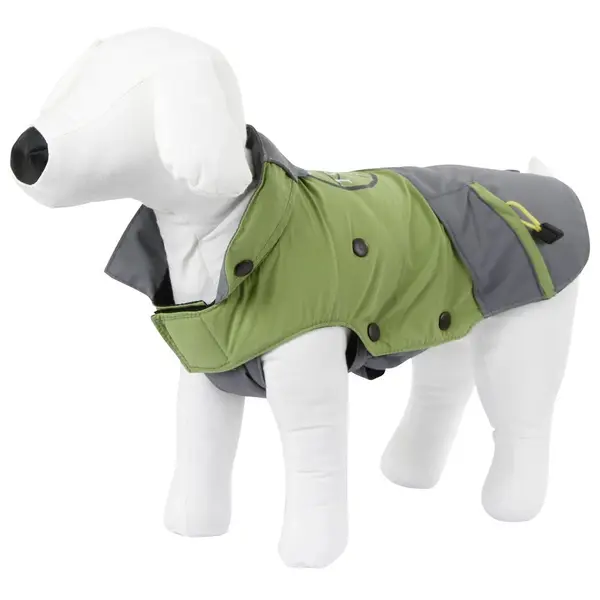 Kerbl Dog Coat Vancouver - яке за кучета, зелено със сиво