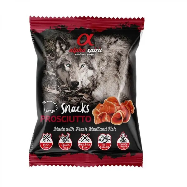 Alpha Spirit Snacks dog Prosciutto 50 g - Лакомство за куче с прошуто