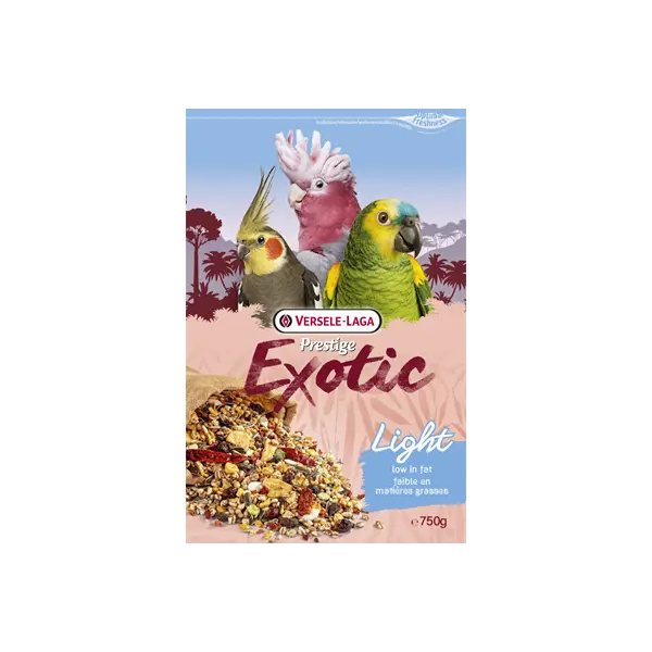 Versele-Laga Exotic Light Mix 750 g - за големи папагали с пуканки и зърна