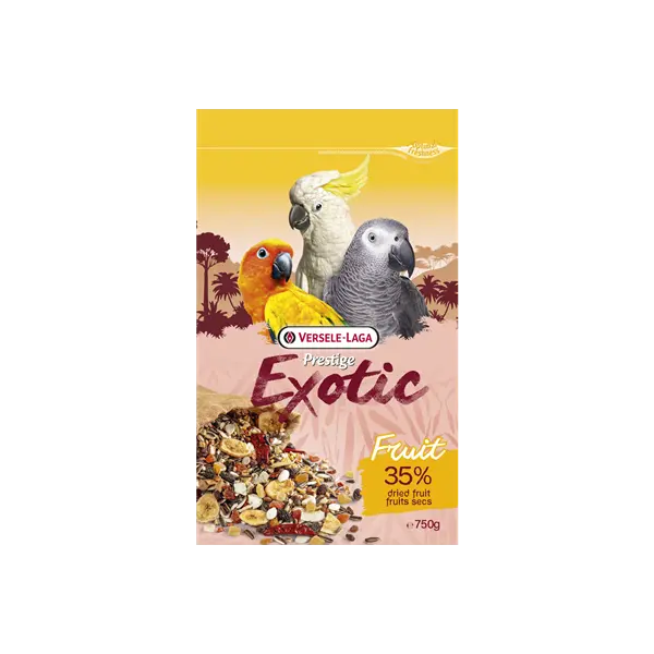 Versele-Laga Exotic Fruit Mix 750 g - Пълноценна храна за големи папагали с екзотични плодове
