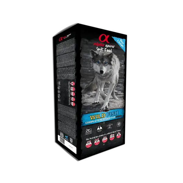 Alpha Spirit WILD FISH semi-moist Copmplete - Полу-суха храна за кучета от всички породи Риба