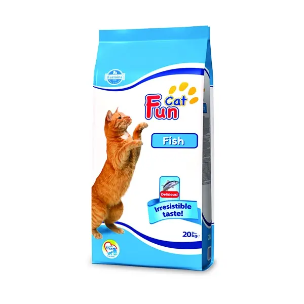 Farmina FUN CAT FISH 27/10 -  Пълноценна храна с риба и пилешко месо за котки в зряла възраст - 20 кг