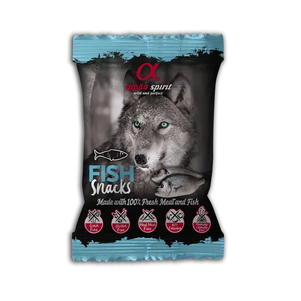 Alpha Spirit Snacks dog Fish 50 g - Лакомство за куче с риба