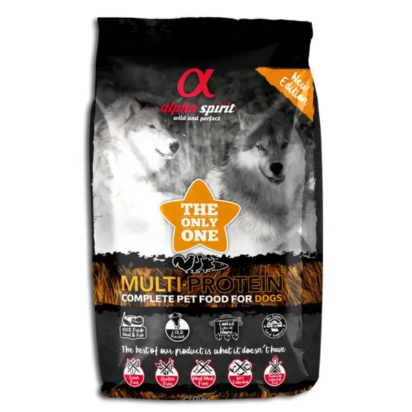 Alpha Spirit The only one MULTIPROTEIN - пълноценна суха храна за кучета в зряла възраст
