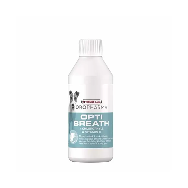 Oropharma OPTI BREATH - решава проблема с лошия дъх, съдържа хлорофил и хлорхексидин, 250 мл