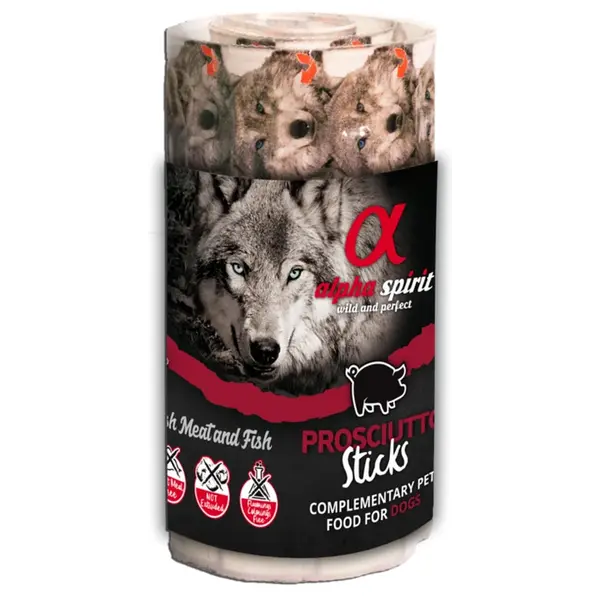 Alpha Spirit Prosciutto Stick 16 x 10 g - Лакомство - Закуска 16 бр. пръчици - прошуто