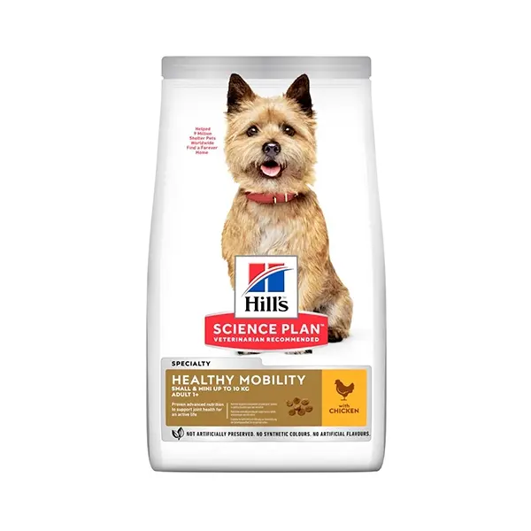 Hill's Science Plan Canine Adult Healthy Mobility Small&Mini – За поддържане на ставите и подвижността при кучета от дребни породи (до 10кг) над 1 година  - 6 кг
