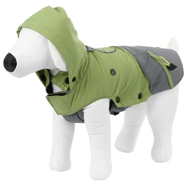 Kerbl Dog Coat Vancouver - яке за кучета, зелено със сиво