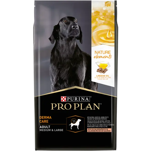 Pro Plan Nature Elements Derma Medium & Large Adult Salmon - за кучета в зряла възраст над 1 година от средни и едри породи със сьомга