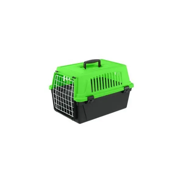 Транспортна клетка за кучета и котки Ferplast Atlas 20 NEON - Зелена