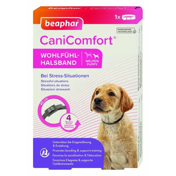 Beaphar Cani Comfort Calming Collar Puppy - успокояващ нашийник с феромони за малки кученца