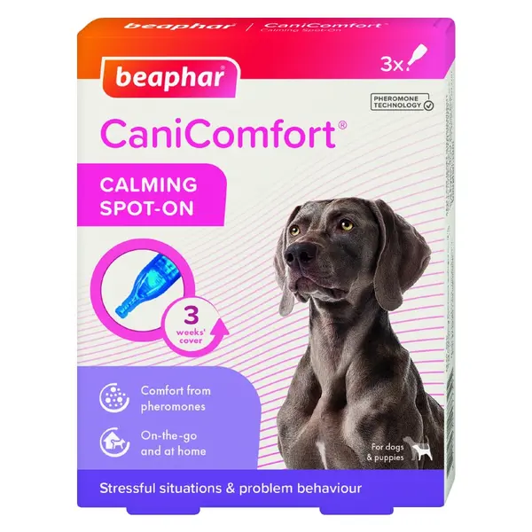 Beaphar Cani Comfort Calming Spot On - успокояващи капки с феромони за кучета
