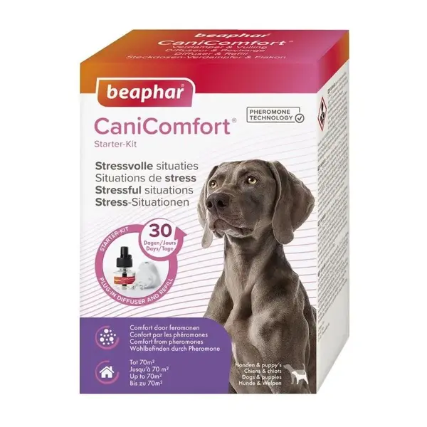 Beaphar Cani Comfort Calming Diffuser - успокояващ дифузер с пълнител с феромони 48 мл