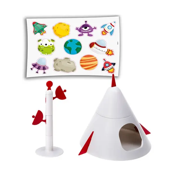 Ferplast Criceti 9 Space Black - Клетка за хамстери, оборудвана, 46x29,5xh23cm