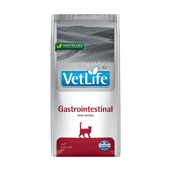 Farmina Vet Life Feline Gastrointestinal – пълноценна диетична храна за котки при храносмилателни разстройства