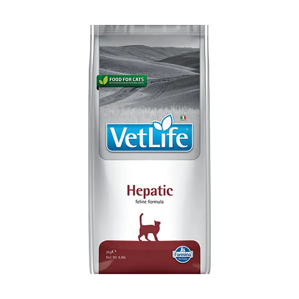 Farmina Vet Life Feline Hepatic – пълноценна диетична храна за котки с чернодробни заболявания