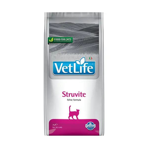 Farmina Vet Life Feline Struvite – пълноценна диетична храна за котки със струвитна уролитиаза и заболявания на долния уринарен тракт
