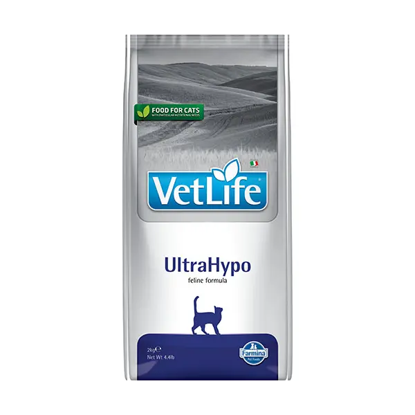 Farmina Vet Life Feline Ultrahypo – пълноценна хидролизирана диетична храна за котки с хранителни алергии