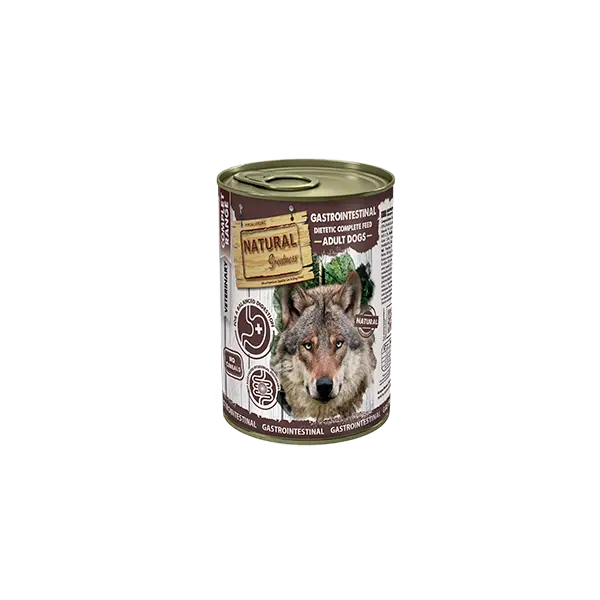 NATURAL Greatness VET Gastrointestinal - за кучета, за балансирано храносмилане, консерва 400 гр.