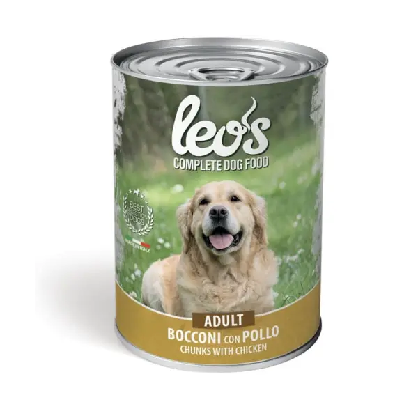 Leo’s Adult с пилешко – консерва хапки в сос – за кучета в зряла възраст - 415 гр