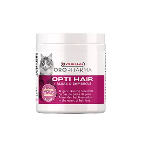OROPHARMA Opti Hair Cat 130 g - Хранителна добавка за котки за лъскава козина и здрава кожа