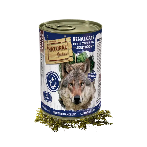 NATURAL Greatness VET Renal - за кучета с бъбречна недостатъчност, консерва 400 гр.