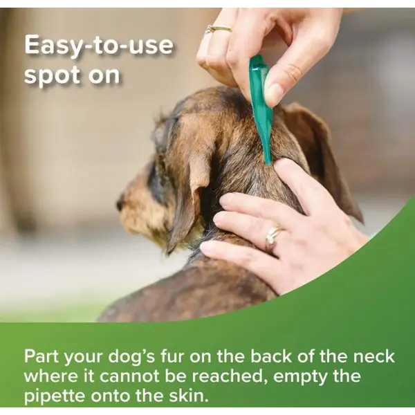 Beaphar Veto Pure Bio Spot On Dog - противопаразитни пипети за кучета от дребни породи до 15 кг, - кутия с 3 броя пипети
