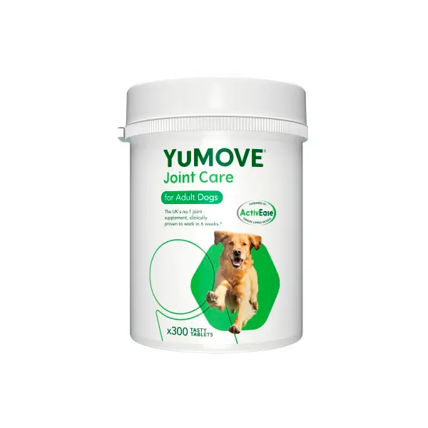 Lintbells YuMOVE Joint Care for Adult Dogs – овкусени таблетки за стави с екстракт от зеленоуста мида, за кучета - 120 табл.