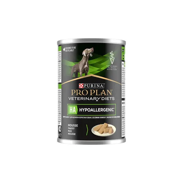ProPlan Hypoallergenic HA 370 гр - мокра храна за кучета с хранителни алергии - консерва 370 гр
