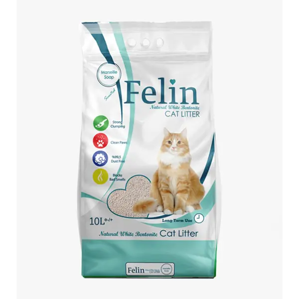 FELIN MARSEILLE SOAP - натурална котешка тоалетна от бентонит с аромат на марсилски сапун