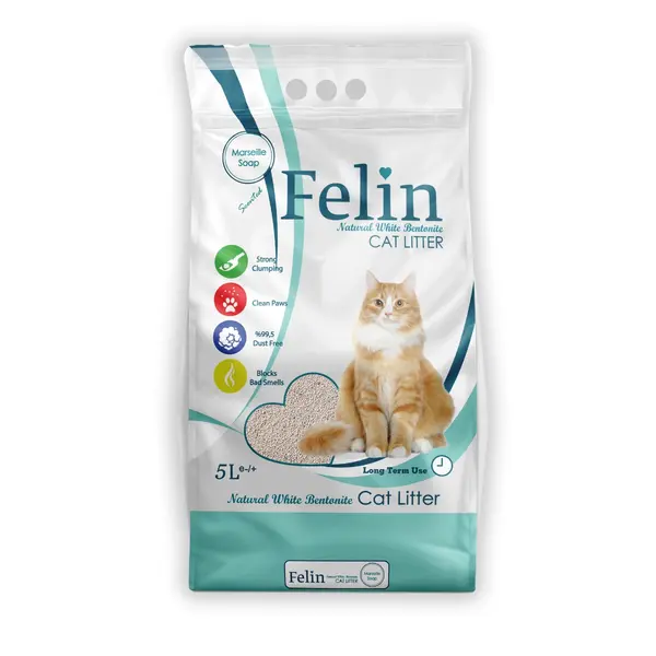 FELIN MARSEILLE SOAP - натурална котешка тоалетна от бентонит с аромат на марсилски сапун