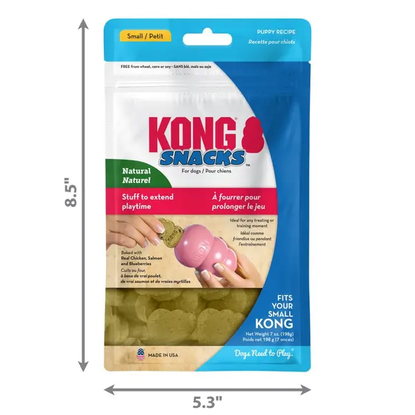 KONG Snacks Puppy Small - лакомство за  малки кученца - 198 гр
