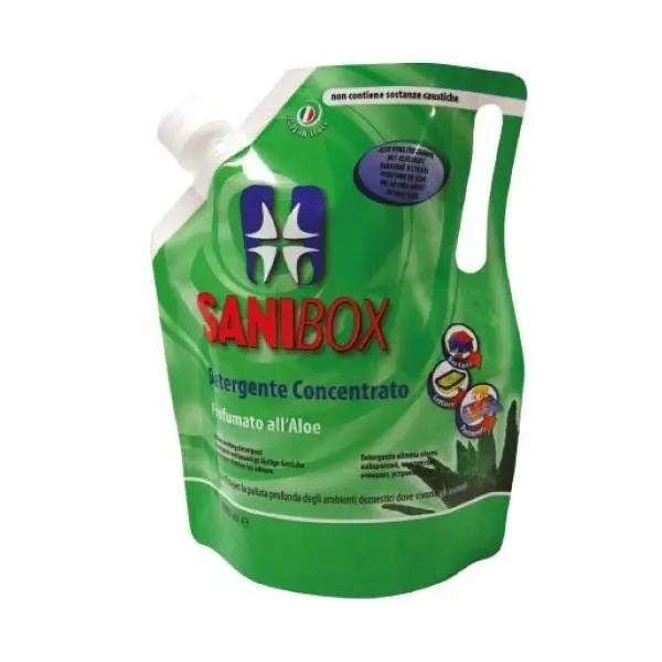 Professional Pets Sanibox ALOE - концентрат, почистващ препарат с аромат на алое - 1000 мл