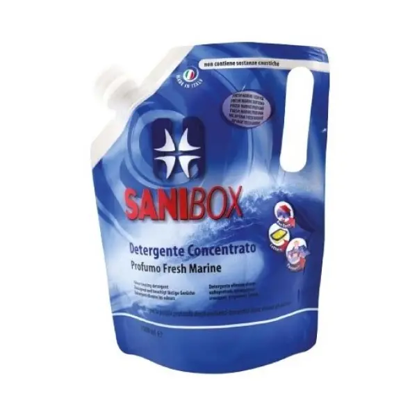 Professional Pets Sanibox  FRESH MARINE - концентрат, почистващ препарат с аромат на морски бриз - 1000 мл