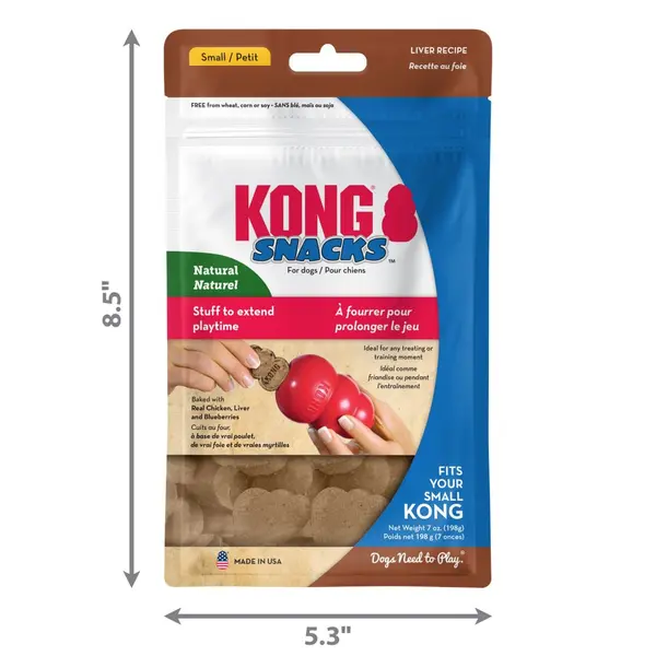 KONG Snacks Liver Small - лакомство с черен дроб - 198 гр