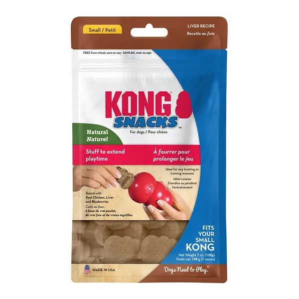 KONG Snacks Liver Small - лакомство с черен дроб - 198 гр