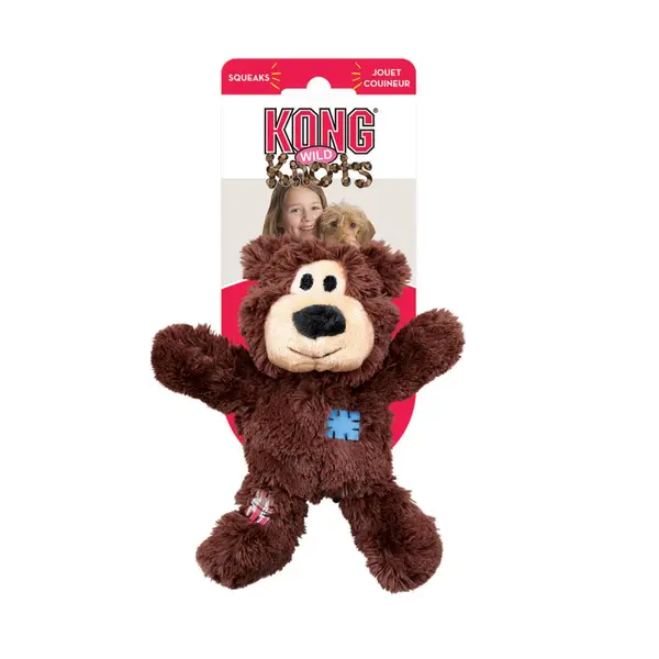 Kong Wild Knots Bear S/М - играчка за куче - мече 18 см